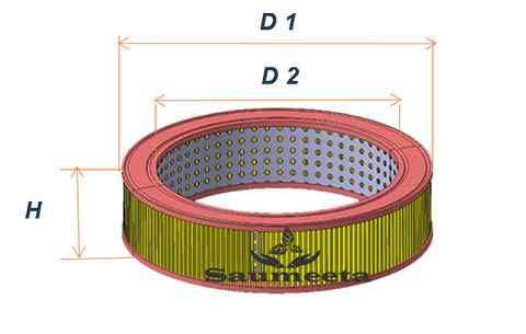 Air Filter for Mazda 1600